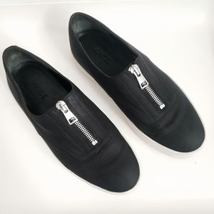 Vince zipper slip on platform sneakers